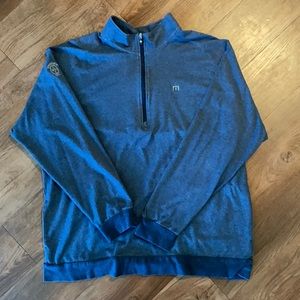 Travis Mathew Navy Quarter Zip
